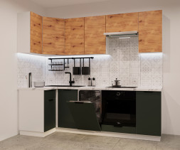 арт. 9 Рустик соломенный Олива шагрень 1000х2450