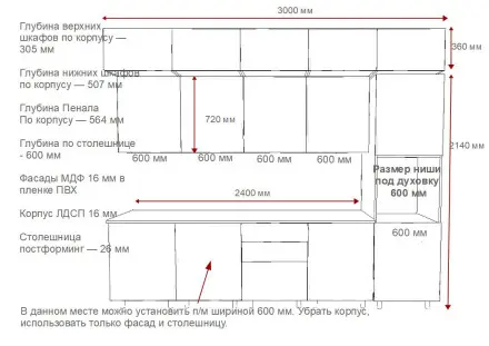 Аликанте - 28 (3000 мм)