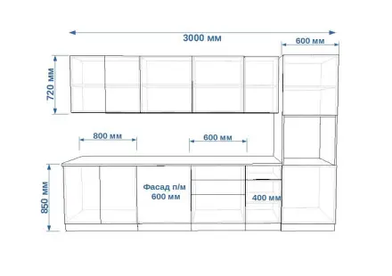 Фаска Обсидиан Пикрит - 5 (3000 мм)
