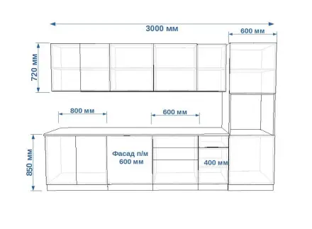 Фаска Обсидиан - 4 (3000 мм)