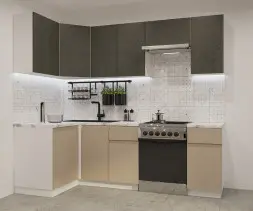 Бетон темный Пикрит Акция Лайн арт. 33 - 1200х2400 