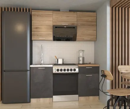 Кухня «Серия ЛОФТ арт. 13 - 1600»