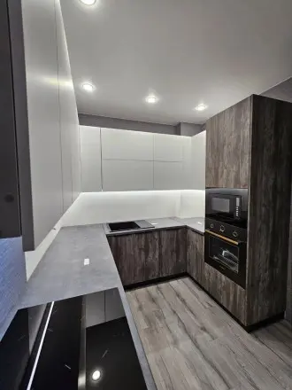 Кухня Бучард Софт серый