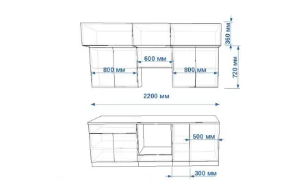 Тальк Дуб сонома - 1 (2200 мм)