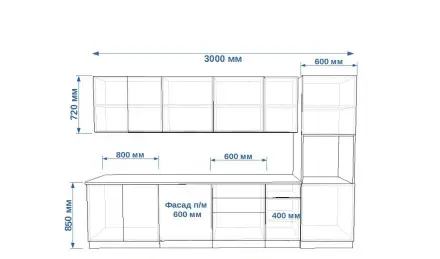 Тальк Дуб сонома - 6 (3000 мм)