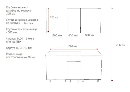 Аликанте - 13 (1600 мм)
