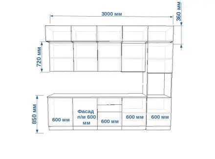 Фаска Тальк Пикрит - 21 (3000 мм)