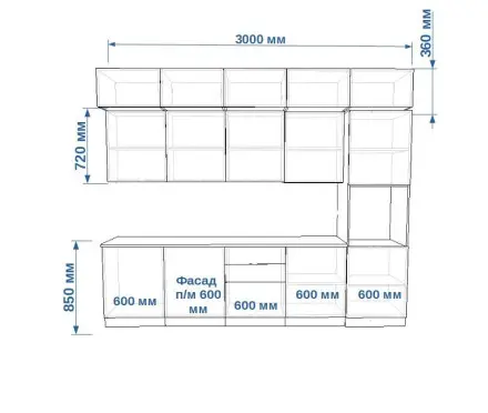 Фаска Обсидиан Тальк - 20 (3000 мм)