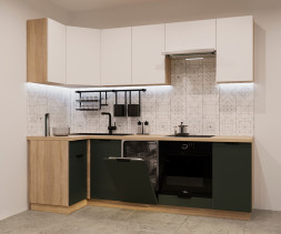 арт. 6 Шарли белый Олива шагрень 1000х2450